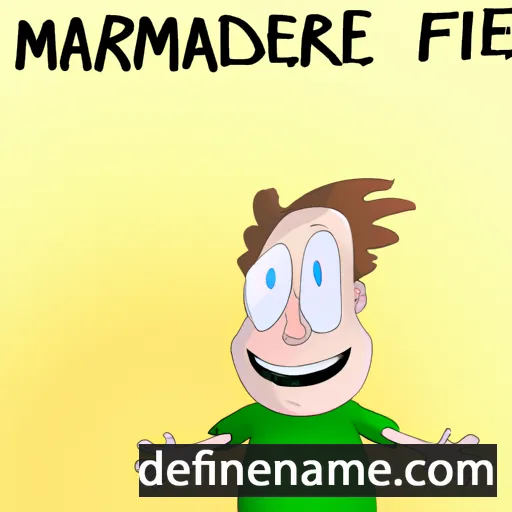 Manfréd cartoon