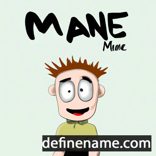 Manie cartoon