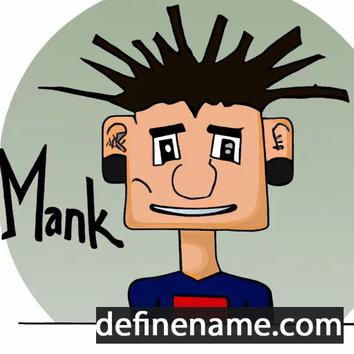 Maniek cartoon