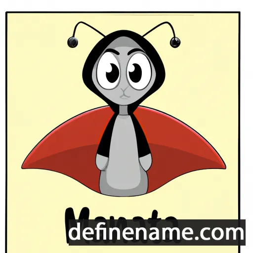 cartoon of the name Manta