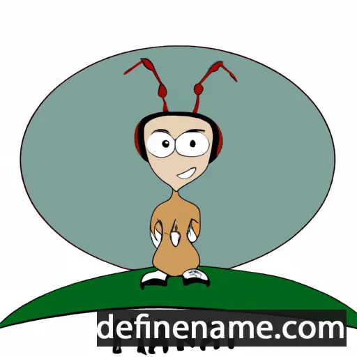 cartoon of the name Manti