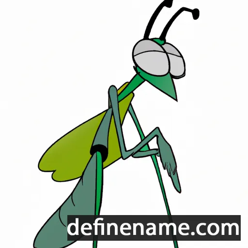 cartoon of the name Mantis