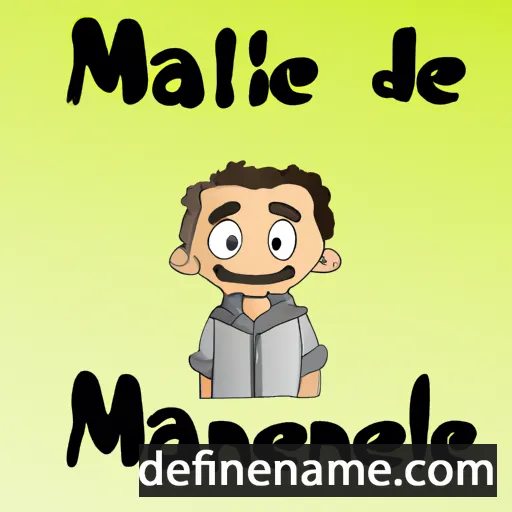 cartoon of the name Manuele