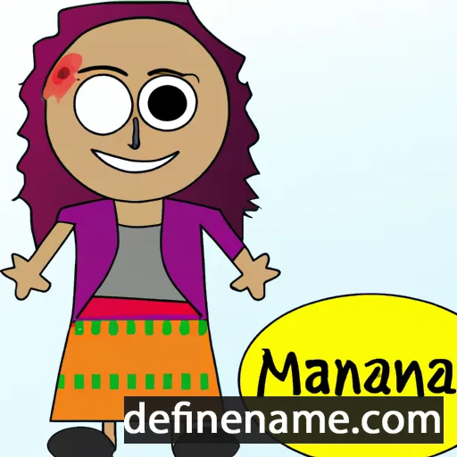 Manuia cartoon