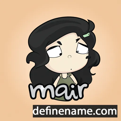 cartoon of the name Mar