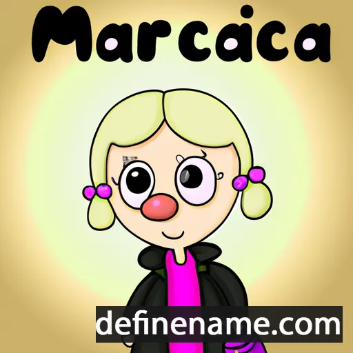 Marcjana cartoon