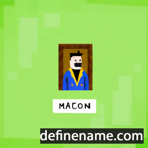 Marcon cartoon