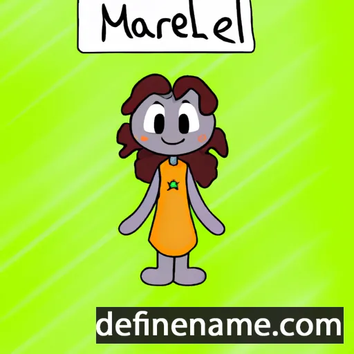 cartoon of the name Mareli