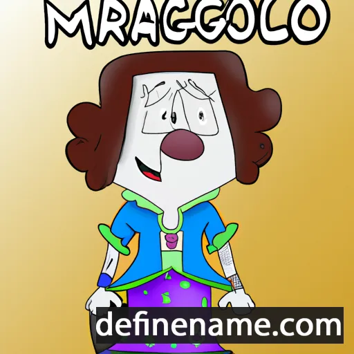 Margalo cartoon