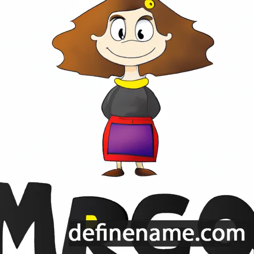 cartoon of the name Margo