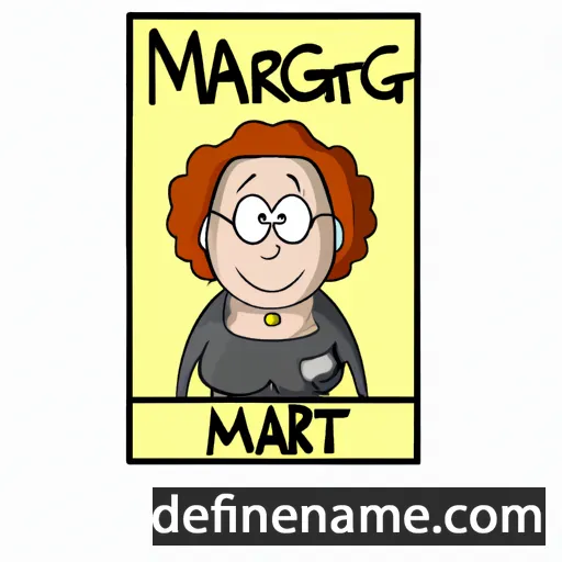 cartoon of the name Margrit