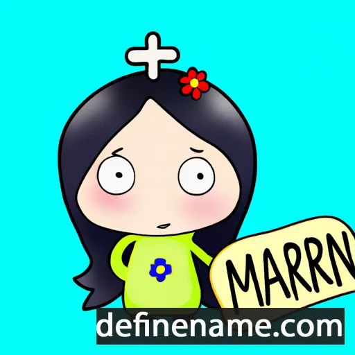 Marían cartoon