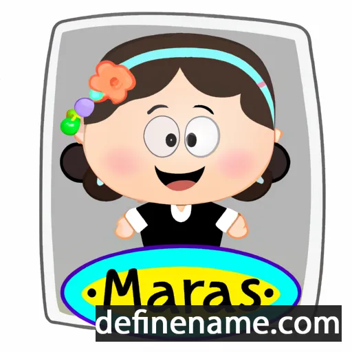 Marías cartoon