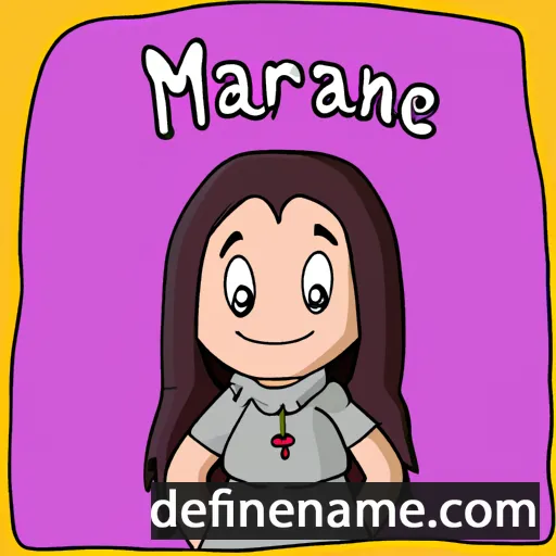 Mariánne cartoon