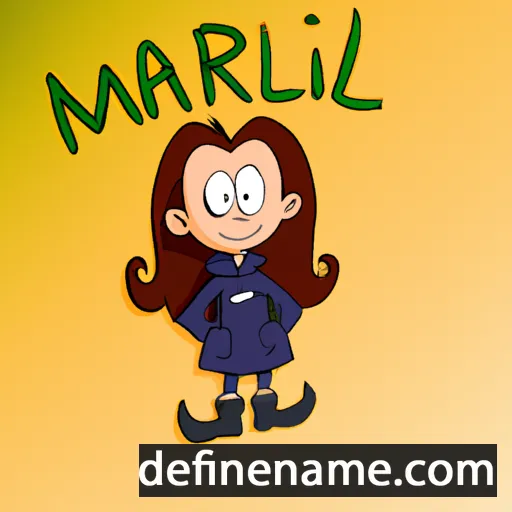 Mariël cartoon