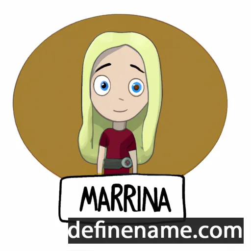 Mariina cartoon