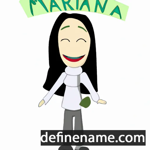 Marijanna cartoon