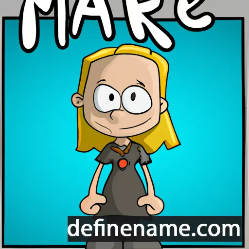 cartoon of the name Marije