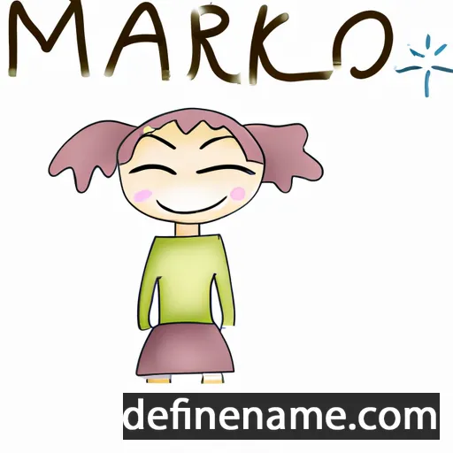 Marikó cartoon