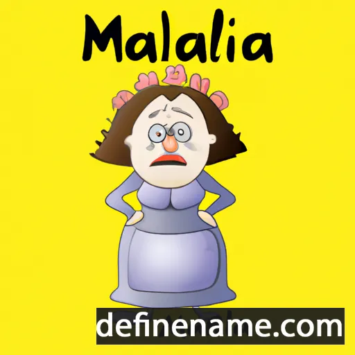 cartoon of the name Marila