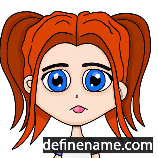 cartoon of the name Marili