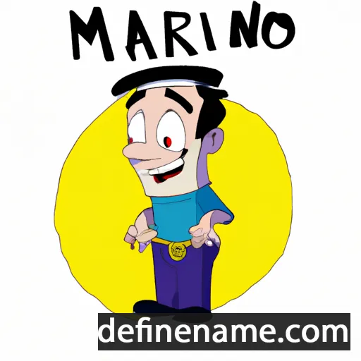 Marinó cartoon