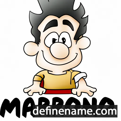 Marione cartoon