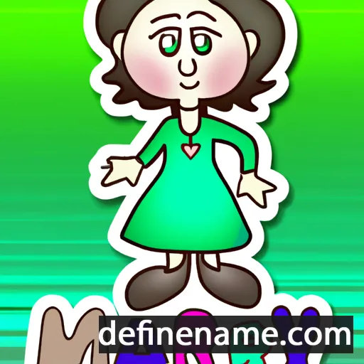 cartoon of the name Mariy