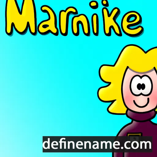 Marjanneke cartoon