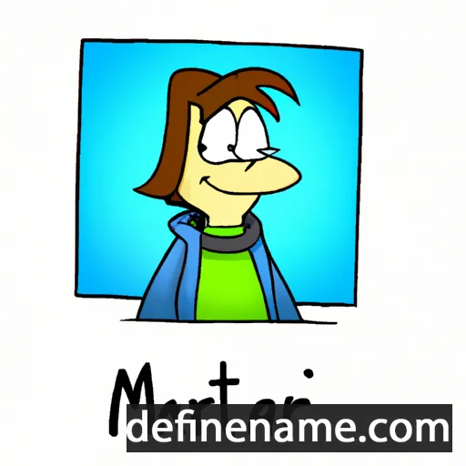 cartoon of the name Marjeta