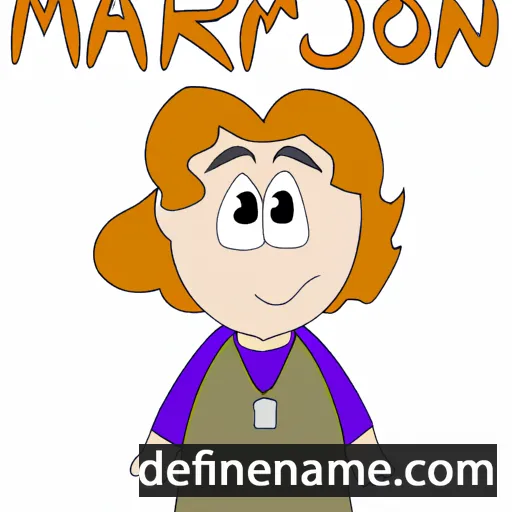 Marjon cartoon