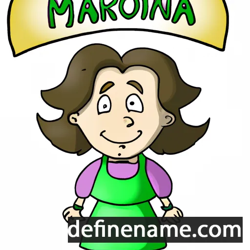 Marjona cartoon