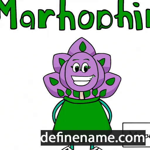 Marjoram cartoon