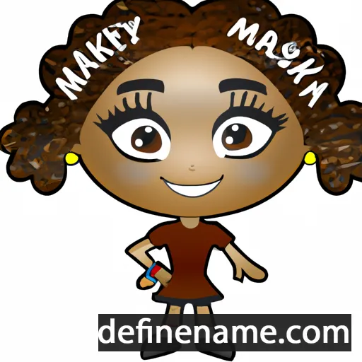 Markeysha cartoon