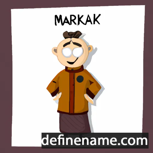 Markha cartoon