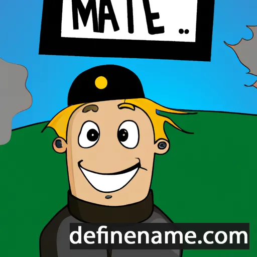 Måte cartoon