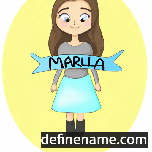 Marolina cartoon