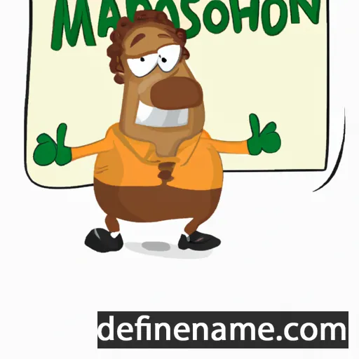 Marshon cartoon