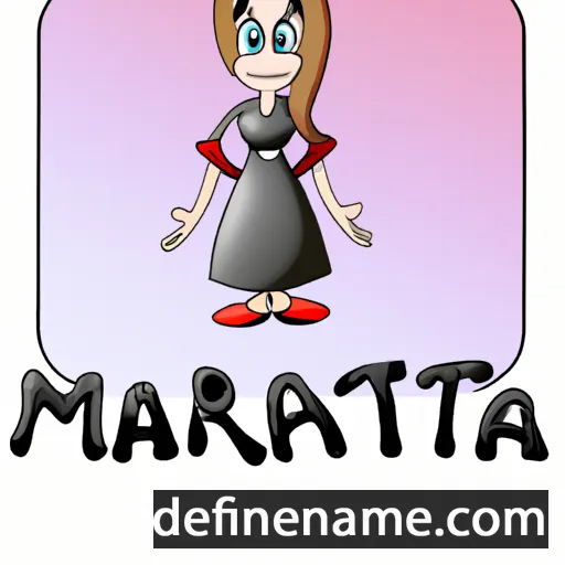 Martana cartoon