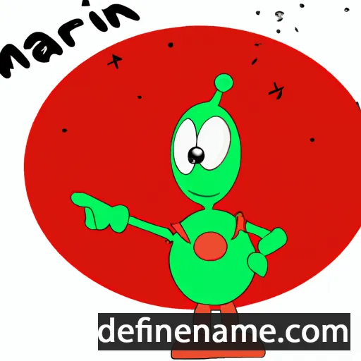 Martien cartoon