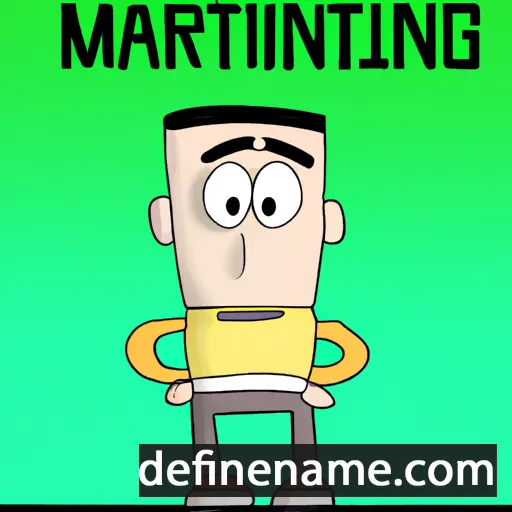 Martiniano cartoon