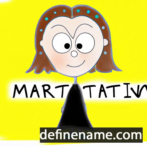 Marttiina cartoon