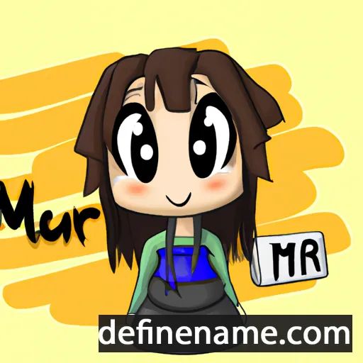 cartoon of the name Maru