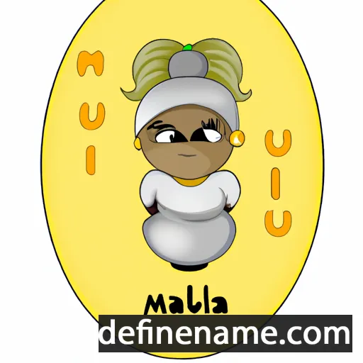 cartoon of the name Marula