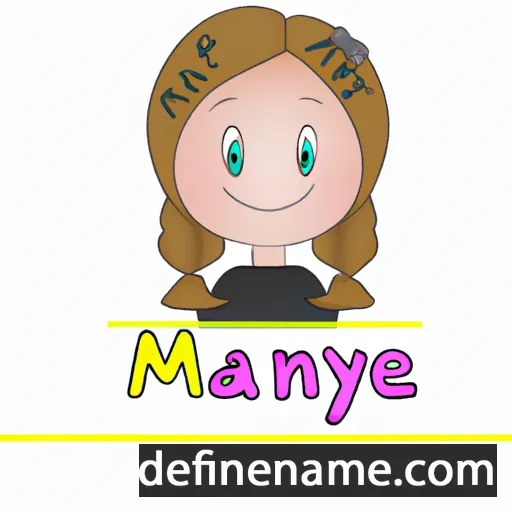 Maryne cartoon