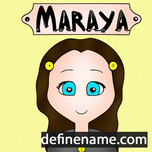 Marynia cartoon