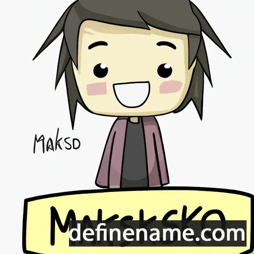 Masakiyo cartoon