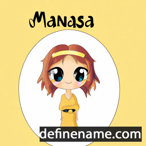 cartoon of the name Masana