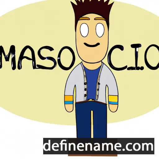 Mascimo cartoon