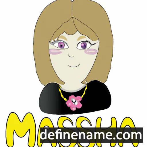 cartoon of the name Masha